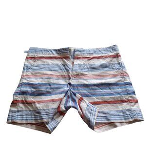 Tommy Hilfigure Womens  Shorts 6 Striped Summer Red White Blue Preppy Patriotic
